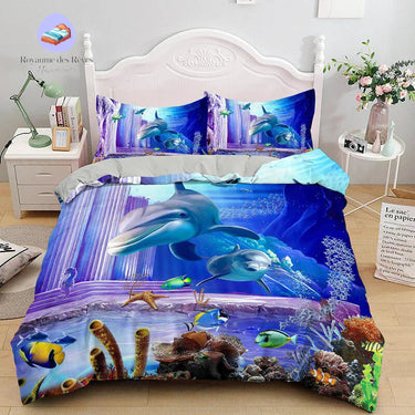 Housse de Couette Dauphin Aquarium